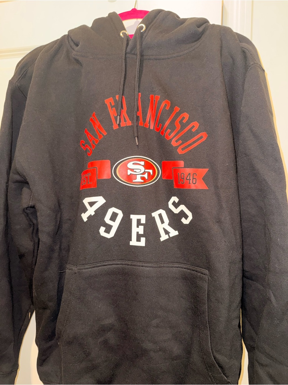 San Francisco 49ers Black Graphic Pullover Hoodie